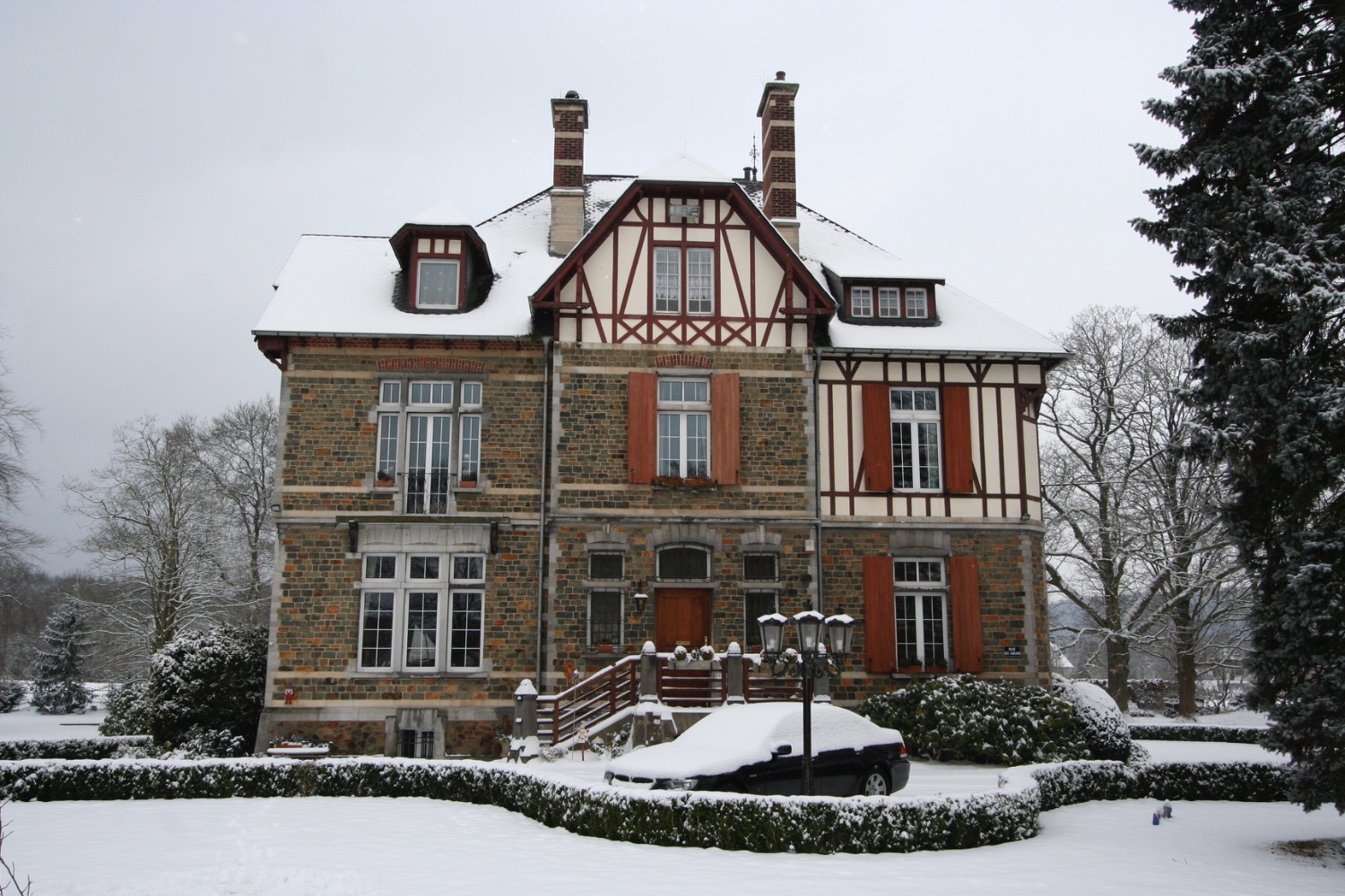 Das Schloss im Schnee
