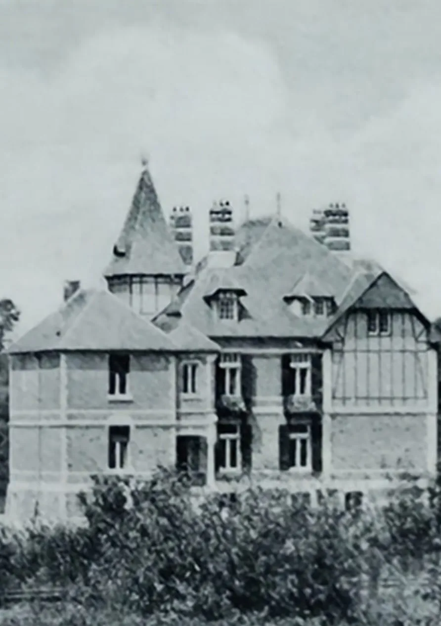 Historische Nahaufnahme der Villa St. Hubert