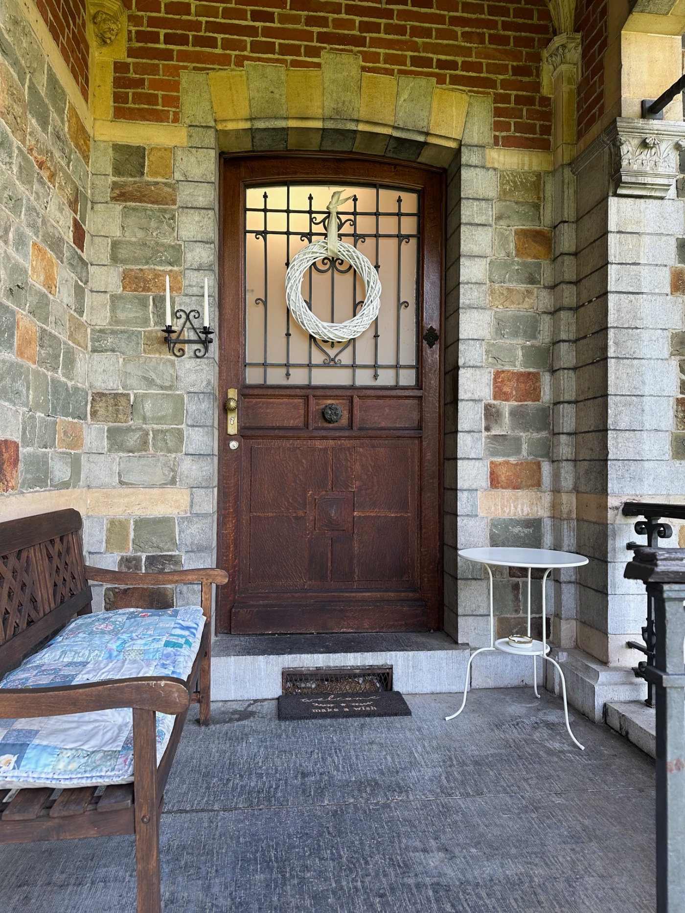 Eingang des historischen Apartments