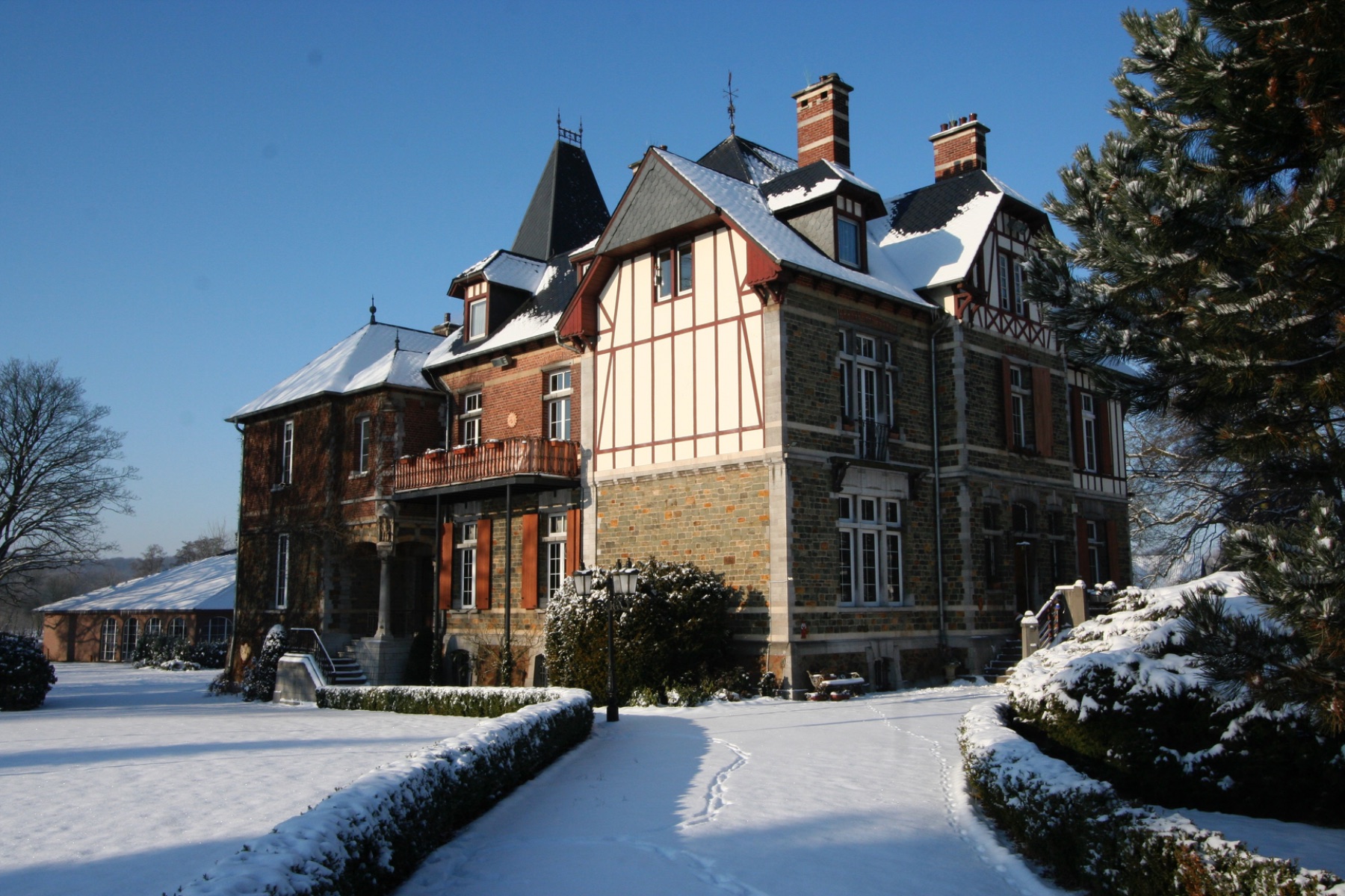 Das Schloss im Winter